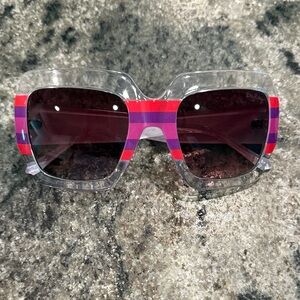 Lilly Pulitzer Red and Purple Sunglasses